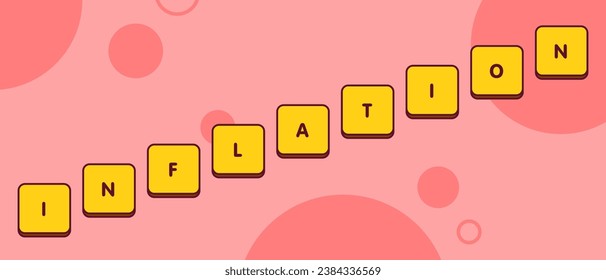 Inflation Vector Retro Atr Business Concept Keyboard