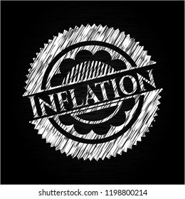 Inflation written on a blackboard