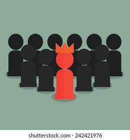 Influence Leadership concept