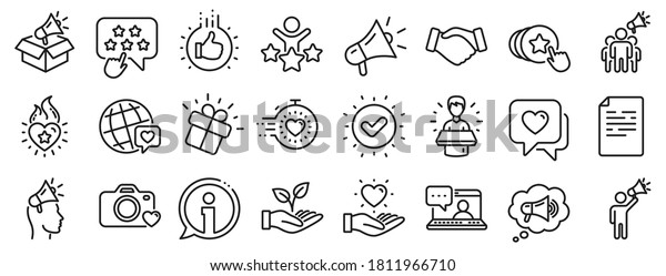 Influence People Megaphone Representative Brand Ambassador Stock Vector ...