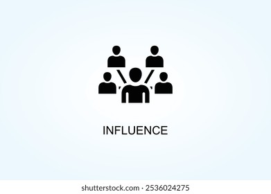 Influencia Vector O Logo Signo Símbolo Ilustración