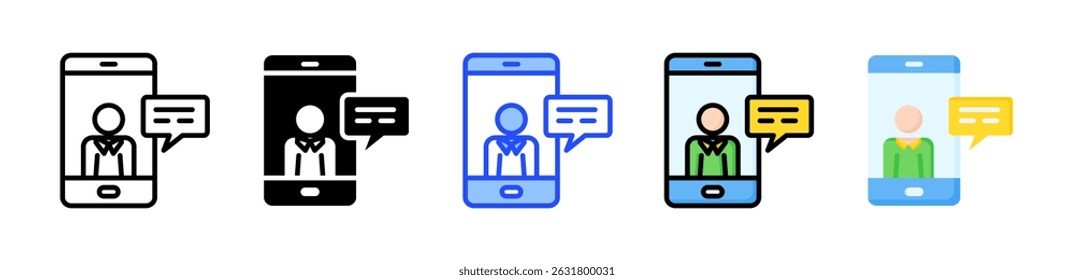 Influencer Icon Collection With Multiple Styles