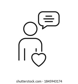 El concepto de icono de Influencer aislado en fondo blanco. Ilustración del vector