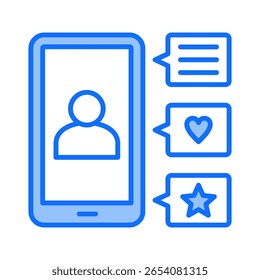 Influencer Icon Element For Design