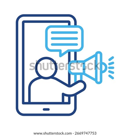 Influencer Icon Element For Design