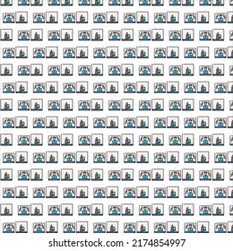 influencer icon pattern in design 