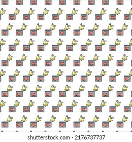 For Influencer icon pattern in design 