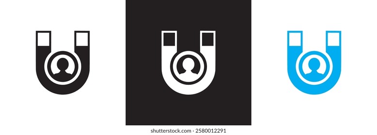 Influencer  icon set. Containing promotion, leadership, passion, marketing, etc.  isolated on white and black background. vector illustration. EPS 10