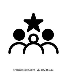 Influencer Icon Vector Symbol Design Illustration