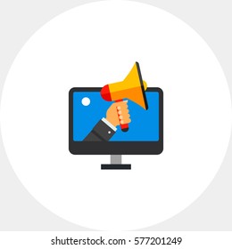 Influencer Marketing Concept Icon