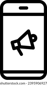 influencer single vector line icon