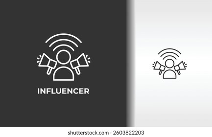 Influencer Vector, Icon Or Logo Sign Isolated Symbol Illustration