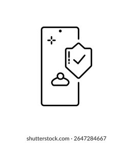 Influencer Vlog icon vector illustration. Contains such icon as Micro influencer, Social media, Selfie, Live, Creator and more. Expanded Stroke
