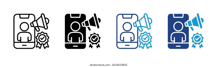 Influencers Icon Element For Design