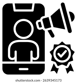 Influencers Icon Element For Design