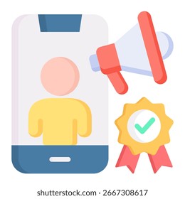 Elemento de icono de influencers para el diseño