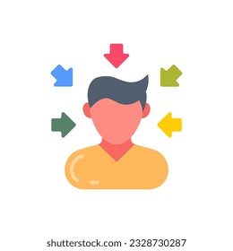 Influencing icon in vector. Illustration