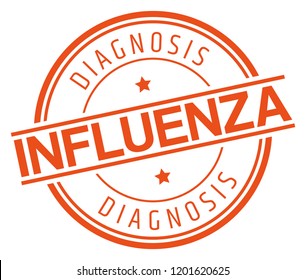 Influenza Diagnosis Stamp