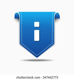 Info blue Vector Icon Design