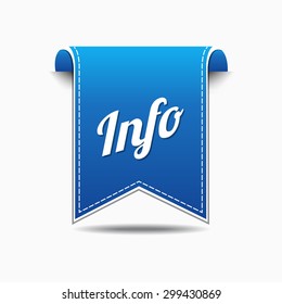 Info Blue Vector Icon Design
