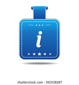 Info blue Vector Icon Design