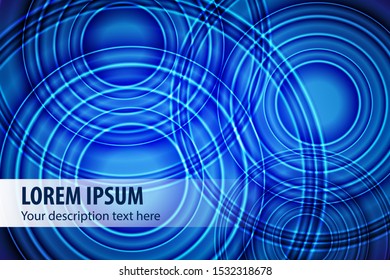 Info board with title text frame sheet design. Modern digital graphic vector front page art. Bright colored Business card, advertising flyer, Brochure or calendar cover design