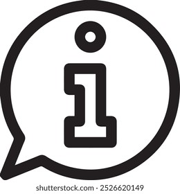 Info i bottom icon eps vector formet 