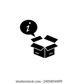 info box concept line icon. Simple element illustration. info box concept outline symbol design.