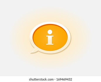 The info bubble / The info glossy bubble / The bubble