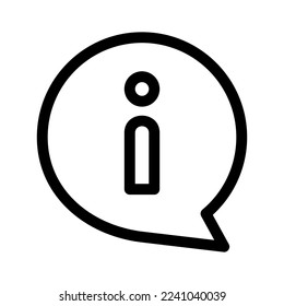 info bubble icon or logo isolated sign symbol vector illustration - high quality black style vector icons
