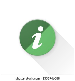 i info button Adaptive icon Ready Design illustration