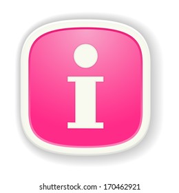 The info button / The info glossy badge / The info icon