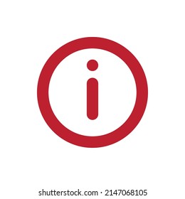 Icono de botón de información para sitio web, símbolo, presentación