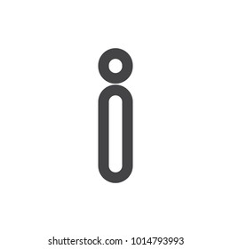 Info button vector icon