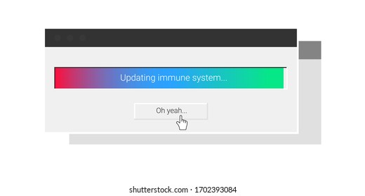 Informar de la aparición de un equipo con un mensaje del sistema inmunitario actualizado