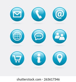 Info & Contact Icons