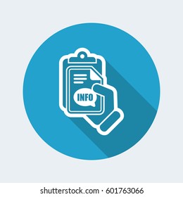 Info document icon