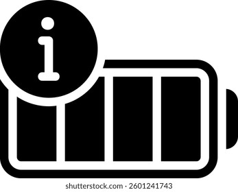 info glyph icon illustration vector