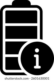info glyph icon illustration vector