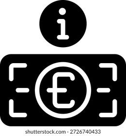 Infosymbol, Icon-Illustrationsvektor