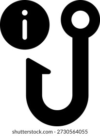 Infosymbol, Icon-Illustrationsvektor