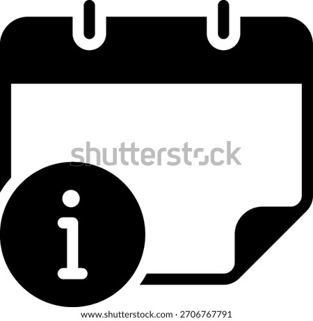 info glyph icon illustration vector