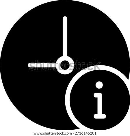 info glyph icon illustration vector