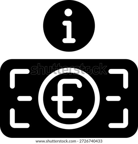 info glyph icon illustration vector