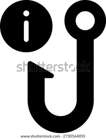 info glyph icon illustration vector