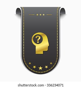 Info golden Vector Icon Design
