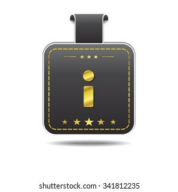 Info golden Vector Icon Design