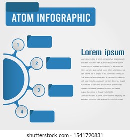Info graphic abstract background in molecule design concept, Template of medical style clean and clear. - Powered by Shutterstock - Get 15% off with code: PIKWIZARD15