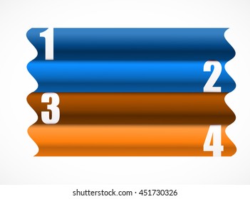 Info graphic art design isolated on white background. Vector art.