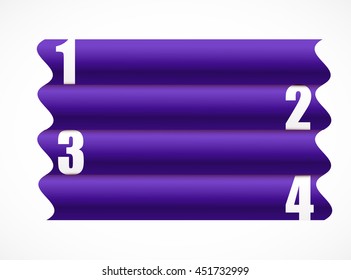 Info graphic art design isolated on white background. Vector art.